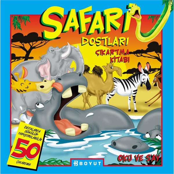 Safari Dostları Çıkartma Kitabı