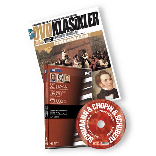 Schumann & Chopin & Schubert Fasikül+DVD
