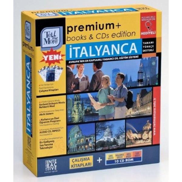 Tell Me More İtalyanca Giriş + Başlangıç + Orta + İleri Düzey (10 CD ROM)