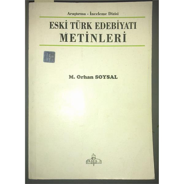 Eski Türk Edebiyatı Metinleri